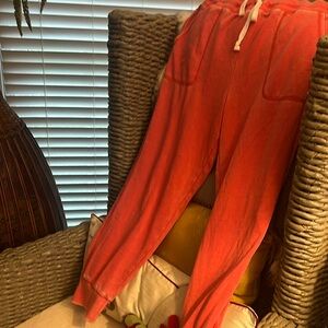 Splendid jogging pants size, large color, color, light red
